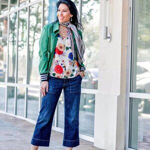 Cabi 5881 Lido Crop Jeans Fall 2020 Size 6 EUC